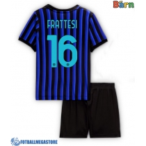 Fotballdrakt Barn Inter Milan Davide Frattesi #16 Hjemmedraktsett 2025-26 Kortermet (+ Korte bukser)